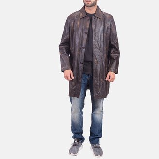 Classmith Brown Leather Coat