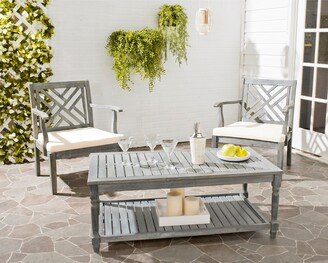 Outdoor Living Oakley Ash Grey Acacia Wood Coffee Table - 43.3