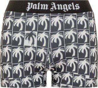 Palm AngelsPalm Angels Allover Palm Printed Short Leggings