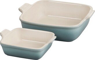 Stoneware Two-Piece Square Baking Dish Set