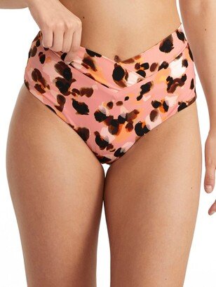 Birdsong Birdong Women' Wild One Retro Full Bikini Bottom - S20179-WIONE S Wild One