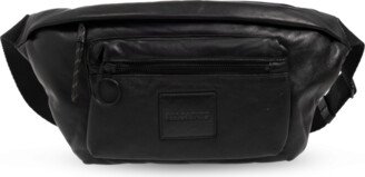 ‘Ronin’ Leather Belt Bag - Black