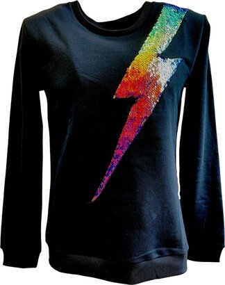 Any Old Iron Oil Slick Lightning Sweatshirt