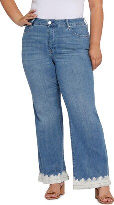 Plus Size High Rise Bella Wide Leg Jeans