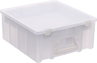 Artbin Double Deep Super Satchel with Tray Clear/White