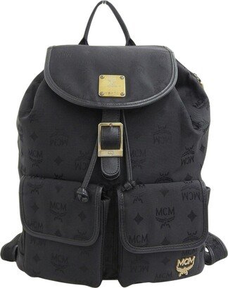 Black Synthetic Backpack Bag (Pre-Owned)