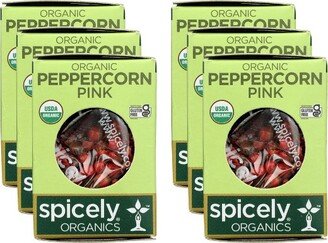 Spicely Organics - Organic Peppercorn - Pink - Case of 6/.15 oz