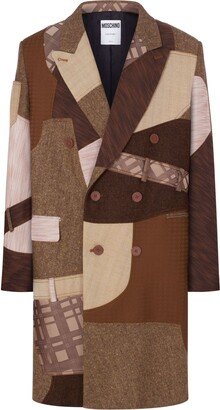 Patchwork Virgin Wool Coat