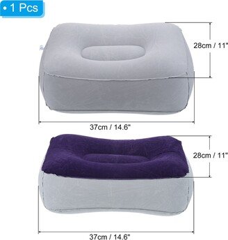 Unique Bargains Travel Foot Rest Pillow, Inflatable Foot Rest Airplane Cushion, 2 Colors