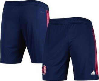 Men's Navy St. Louis City Sc 2023 Away Aeroready Authentic Shorts