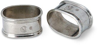 Pewter Napkin Rings, Set of 2