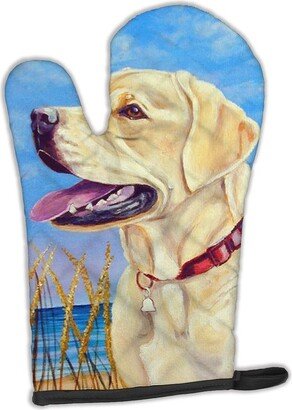 Yellow Labrador at the Beach Oven Mitt