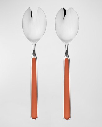 Fantasia Rust 2-Piece Salad Serving Set