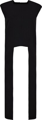 Cihuah Long Sides Blouse - Black - Full-Length Version