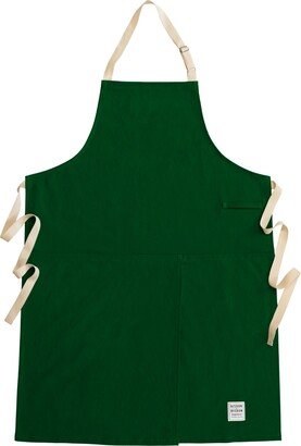 Risdon & Risdon Potter's Split Leg Canvas Apron - No Pockets - Shropshire Green