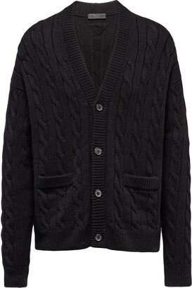 Cashmere Cable-Knit Cardigan