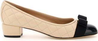 Vara Bow Quilted Pumps-AA