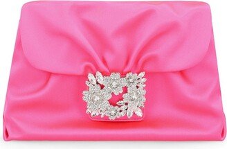 Embellished Draped Clutch Bag-AA