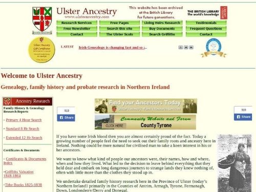 Ulsterancestry.com Promo Codes & Coupons