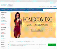 Simply Dresses Promo Codes & Coupons