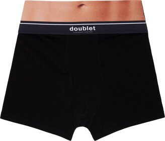 Black Trompe L'Oeil Boxers-AA