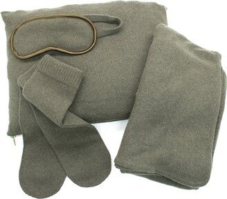 Travel Throw & Eye Mask Set-AD