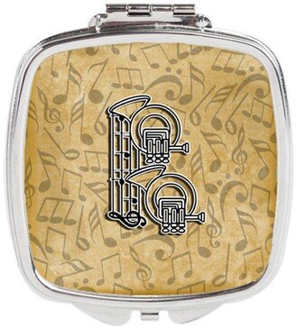 CJ2004-BSCM Letter B Musical Instrument Alphabet Compact Mirror