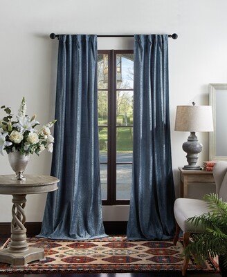 Martha Stewart Collection Martha Stewart Naples Backtab Chenille Curtain Panel, 37 x 95, Created For Macy's