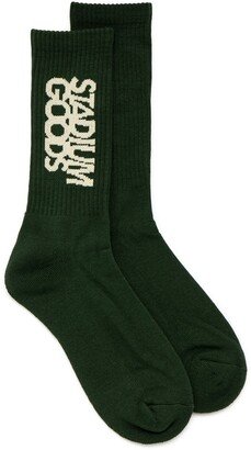 STADIUM GOODS® logo Cream City crew socks