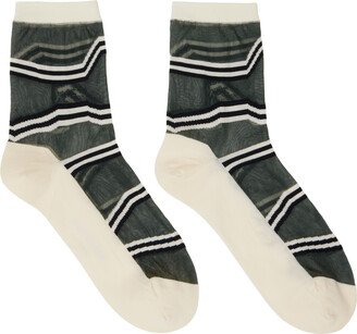 Off-White Stripe Socks-AA