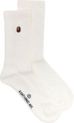 Logo-Patch Ankle Socks