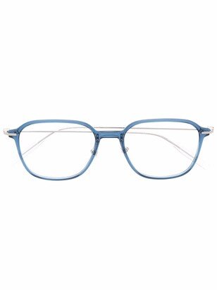 Logo Square-Frame Glasses-AA