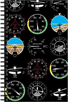 Notebooks: Flight Deck Notebook, 5X8, Black