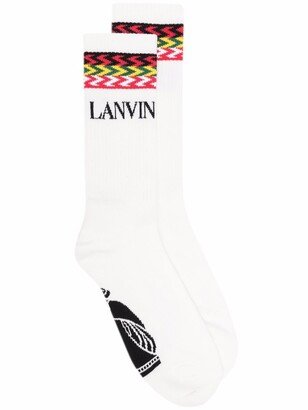 Logo Calf-Length Socks