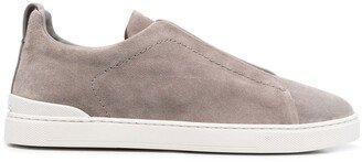 Slip-On Suede Sneakers-AF