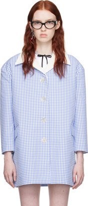 Blue Gingham Coat