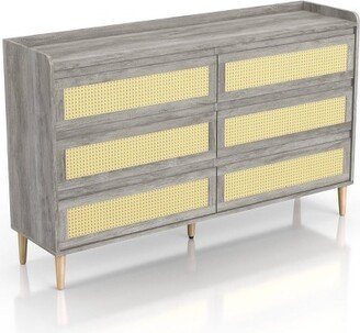 63 Warren 6 Drawer Dresser - miBasics