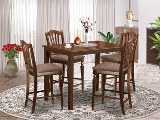 Dining Set With Kitchen Table and Wooden Dining Room Chairs-AN