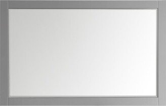 Florence 60 Rectangular Bathroom/Vanity framed Wall Mirror in Grey - 60 inches