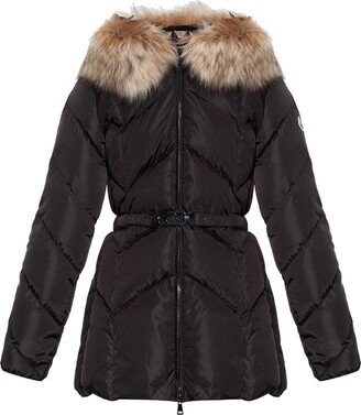 Loriot Belted Zip-Up Down Jacket