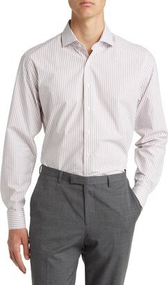 Westbury Tech-Smart Trim Fit Stripe Dress Shirt