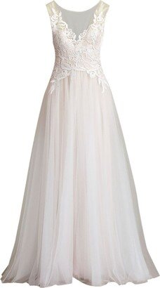 Jardine lace-panelled bridal gown