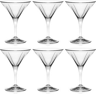 Set Of 6 Classic Martini Glasses