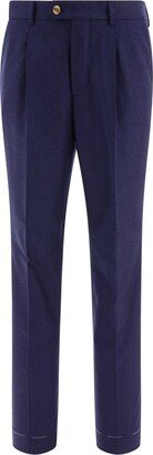 Straight-Leg Slim-Cut Trousers-AC