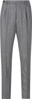 Tapered Striped Trousers