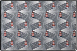 Door Mats: Land Ahoy - Gray Door Mat, Gray