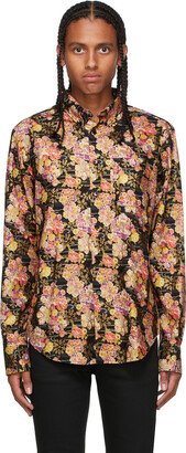 Multicolor Easy Japanese Golden Blossom Shirt