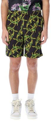 Allover Shark Printed Shorts