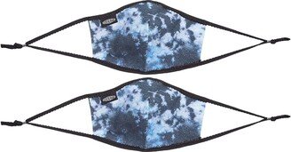 Unisex Together Cotton Face Mask Reusable (Blue/Tie Dye) Scarves