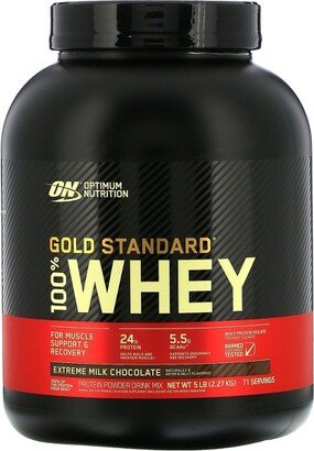 Optimum Nutrition Gold Standard 100% Whey, Extreme Milk Chocolate, 5 lb (2.27 kg)